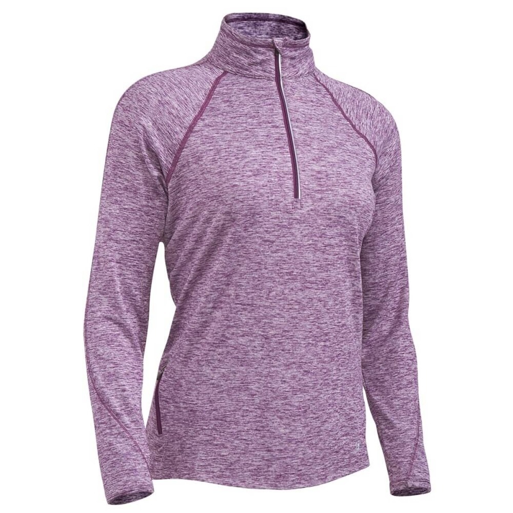 Eastern Mountain Sports | Transition 1/2 Zip Size S Purple Half Zip Pullover Top